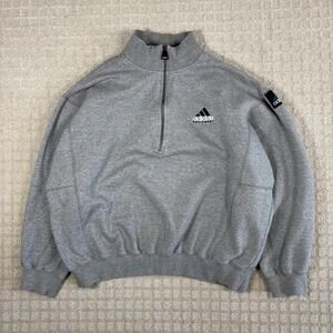 Vintage Adidas Equipment Quarter Zip Sweatshirt Large
